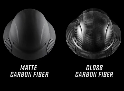 Lift Matte and Glossy Carbon Fiber Hard Hats 