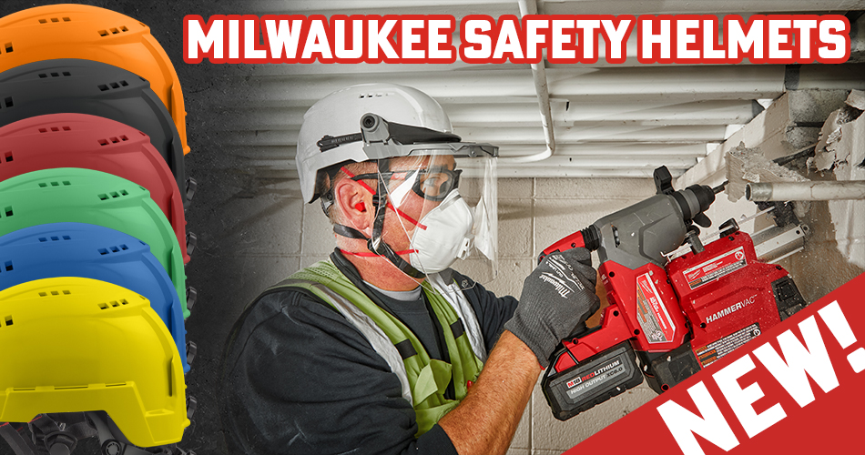 NEW Milwaukee Safety Helmets Ohio Power Tool News