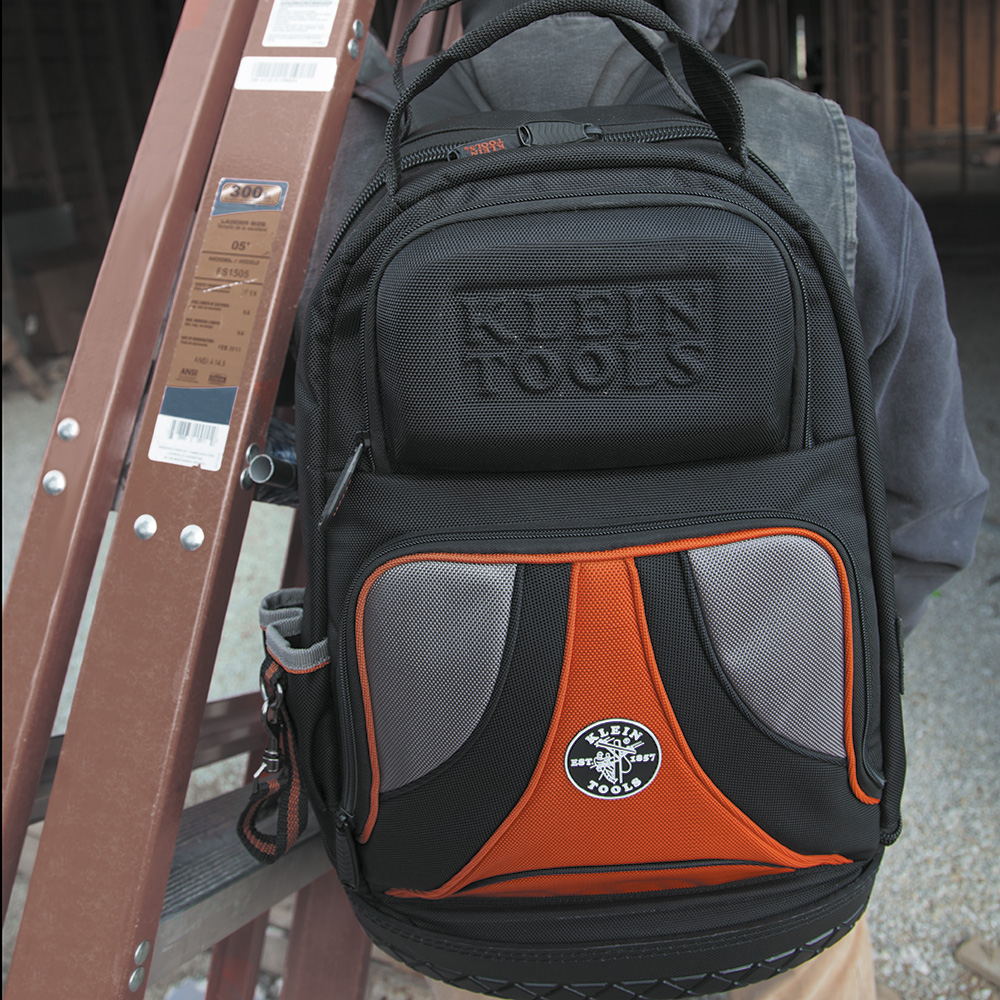 Klein Tradesman Pro 55421BP-14 Backpack on the jobsite