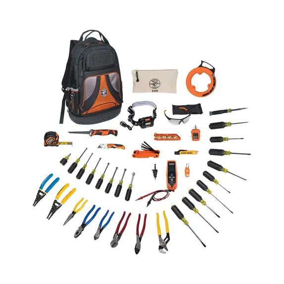 Klein 41 Piece Electrician's Apprentice Tool Kit 80141