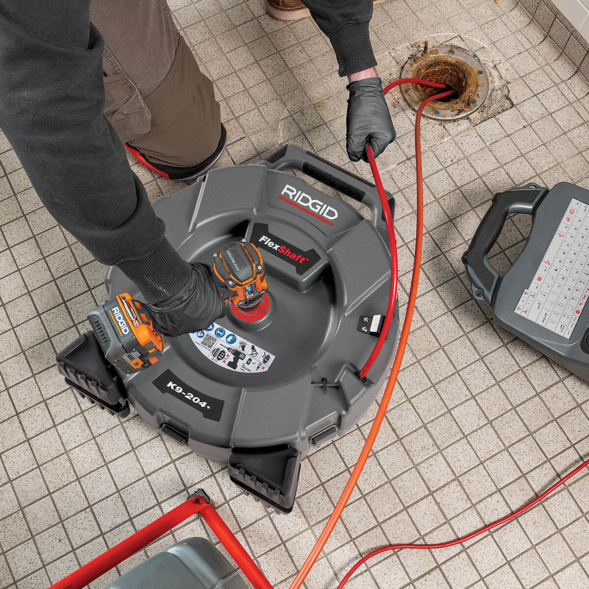 RIDGID’s NEW FlexShaft K9204+ Drain Cleaning Machine Ohio Power Tool