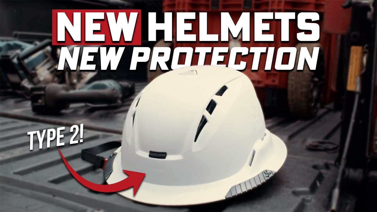 Type 2 Full Brim Safety Helmets | PIP, LIFT & Milwaukee Options