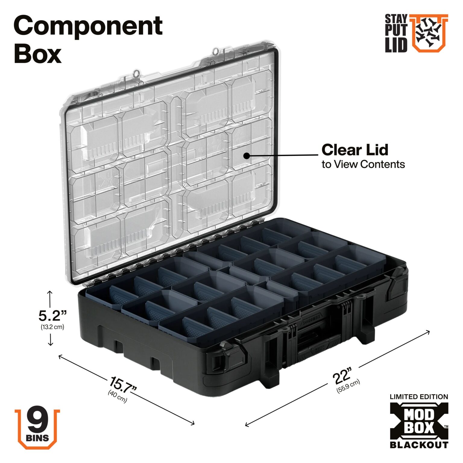 Klein BLACKOUT MODbox: The Limited Edition Black Modular Tool Storage ...