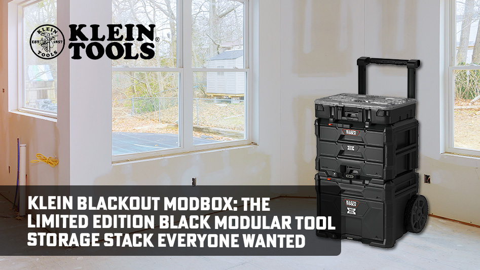 Klein BLACKOUT MODbox: The Limited Edition Black Modular Tool Storage ...
