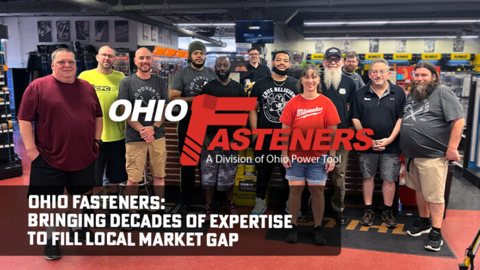 Photo of new Ohio Fasteners employees at Ohio Power Tool. "Bringing Decades of Expertise to fill Local Market Gap"